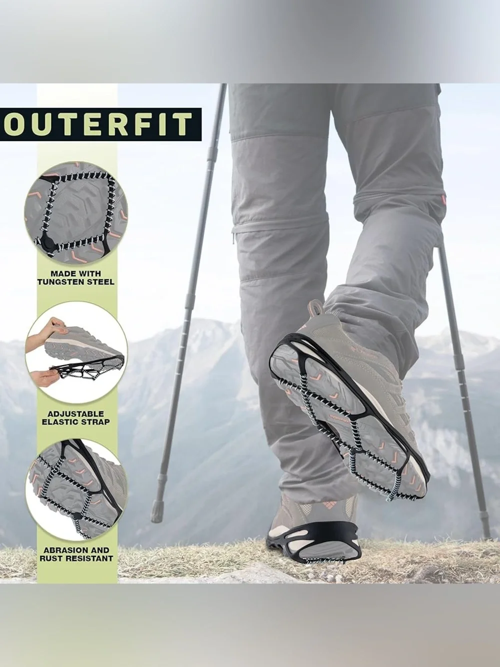 NWT OUTERFIT traction cleats